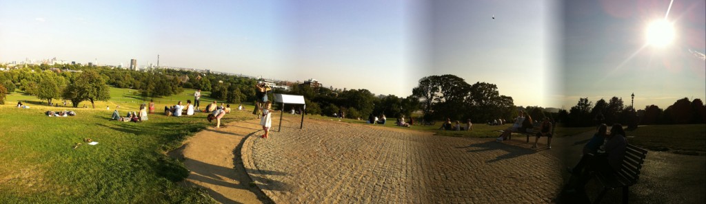 Primrose Hill Park panorama