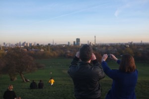 Photographing London from Primrose Hill