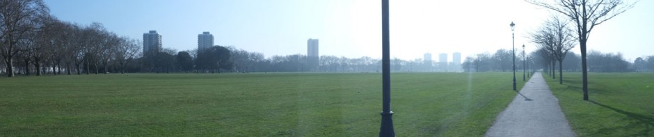 Victoria Park path and field